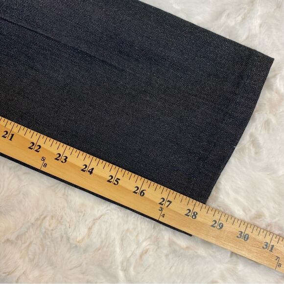 St. John Collection Women's Straight Leg Jeans Size 4 Black Gold Shimmer Holiday - Picture 13 of 13